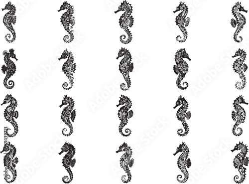Floral Seahorse