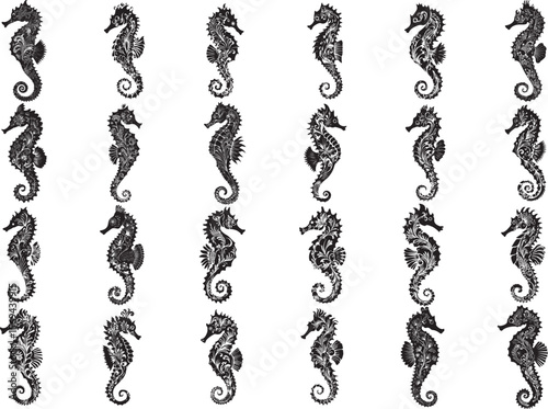 Floral Seahorse