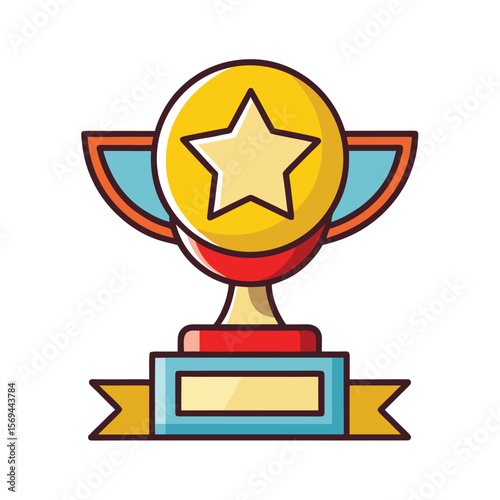 Trophy Handle Featuring Gold Star