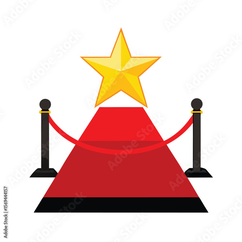 Red Carpet with Star at End