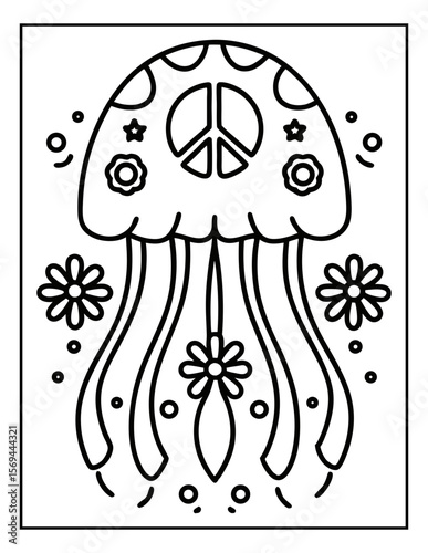 vector illustration of a coloring page for kids