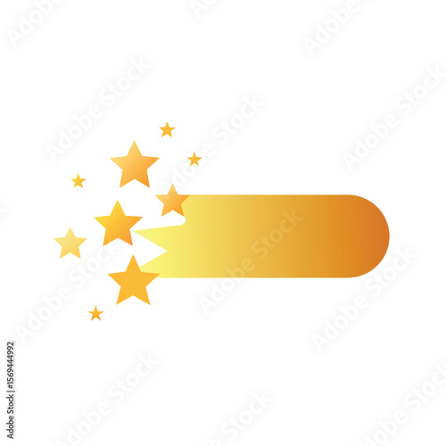 Fading Star Trail Gradient Design