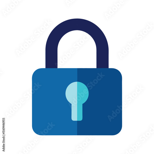 Closed Padlock Icon for Security