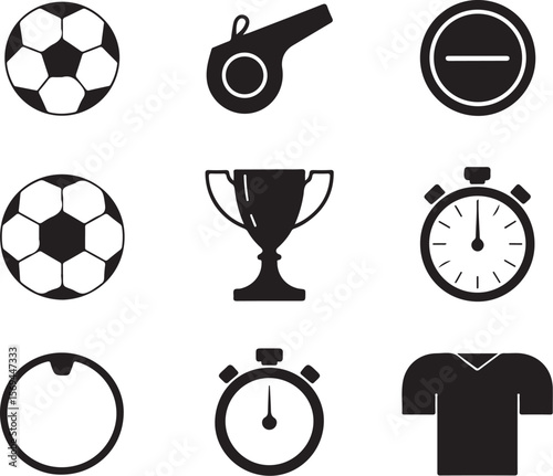 Black Line Sports Elements Bundle

