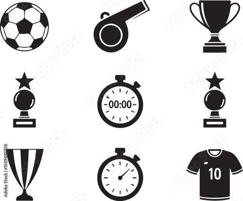 Monochrome Sports Symbol Pack

