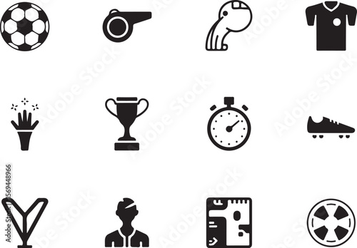 Minimal Sports Vector Icon Set

