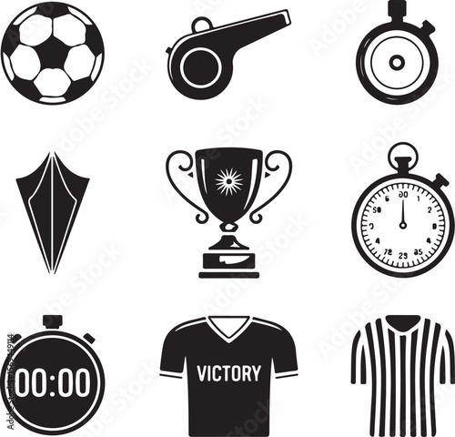 Minimal Sports Vector Icon Set

