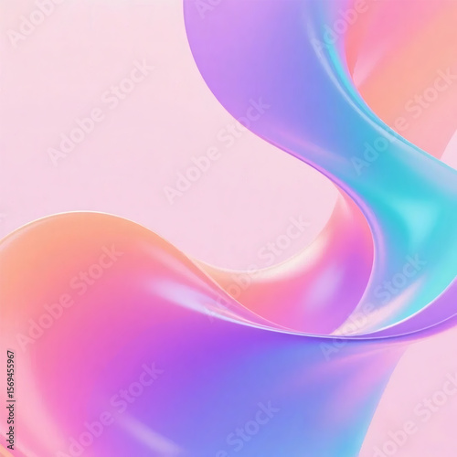 Fluid background with colorful