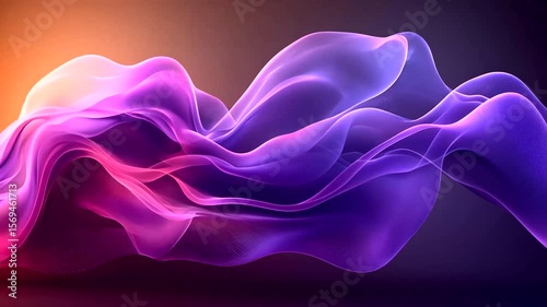 Abstract Gradient Waves Background Loop Animation with Mesmerizing Colors and Flowing Shapes