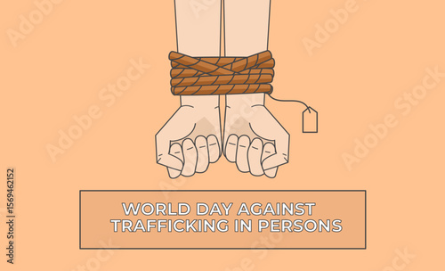 World day againts trafficking in persons flyer 