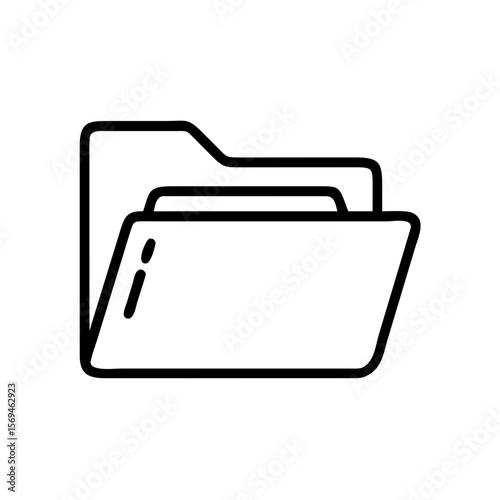 Editable Line Document Icons Set – File, Report, Checklist, Folder, Text, and Data Management Vector Symbols
