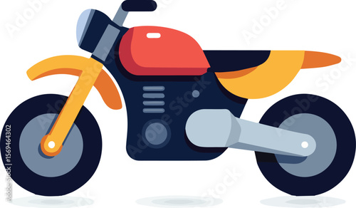 vector illustration of a scooter 100% fully editable vector file.