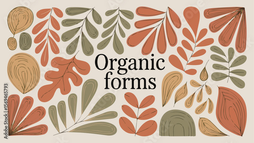 Create a kinds of deferent Hand drawn abstract organic shape element. Decorative doodle pattern. vector art with white background.