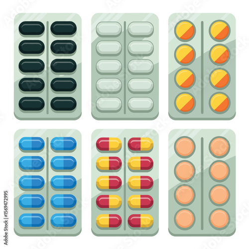 Different Types of Pill Packs in Blister Packages