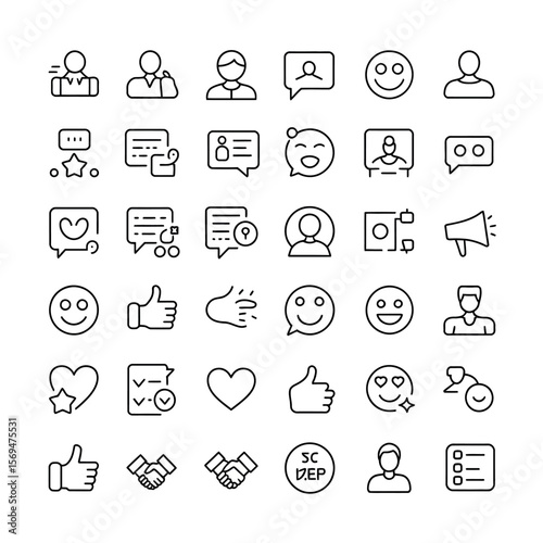 Minimalist Animal Line Art Collection of 40 Simple Animal Illustrations