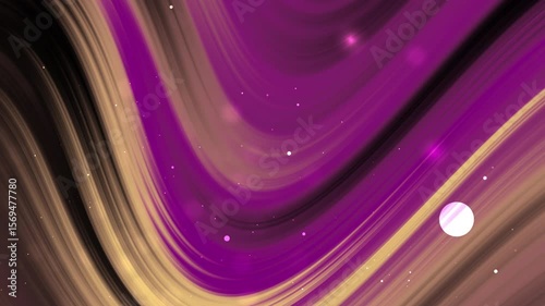 Abstract swirling purple and gold lines. Great for backgrounds, branding, packaging, and digital designs with a modern and vibrant aesthetic.