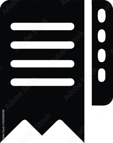 Receipt or invoice icon