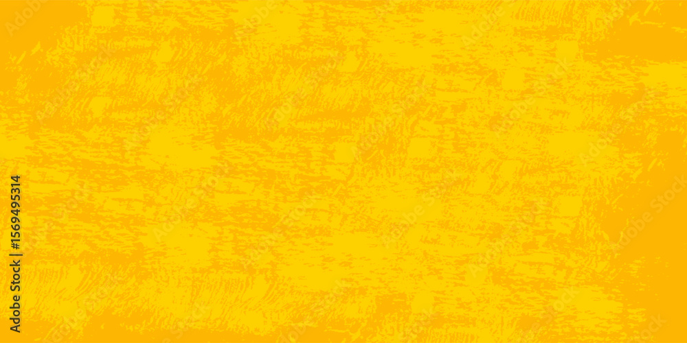 Obraz premium Dots halftone yellow color pattern gradient grunge texture background.
