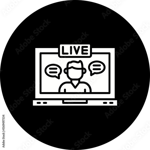 Live streaming Icon