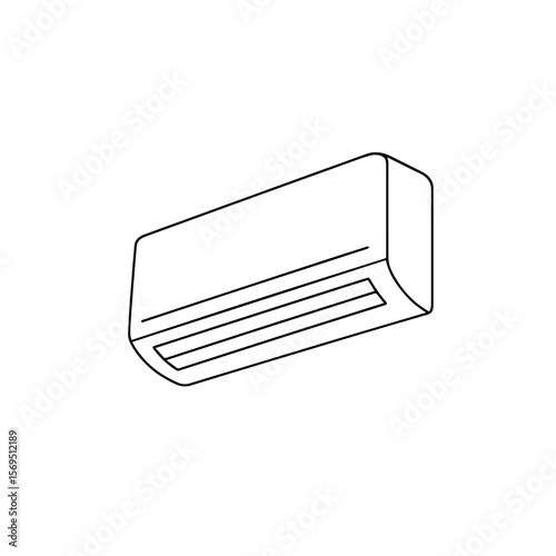 AC Air conditioner vector 
