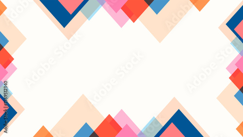 ABSTRACT BACKGROUND FLAT COLOR TRIANGLE GEOMETRIC DESIGN TEMPLATE VECTOR FOR WALLPAPER, COVER DESIGN, HOMEPAGE DESIGN