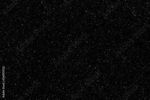 Starry night sky. Galaxy space background. Glowing stars in space.