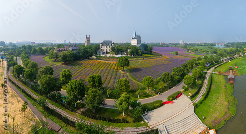 Wuhan Hua Bo Hui Scenic Spot Spring Scenery