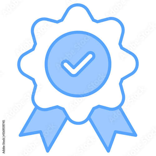 Quality Blue Icon