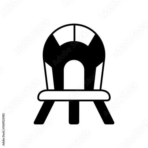 Moon Lander Lunar Exploration Fill Icon

