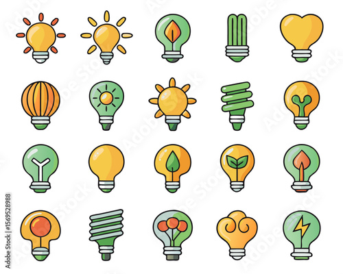 Illuminating lightbulb emblem symbolizing bright new concepts innovative thinking and creative sparks for business or personal development projects