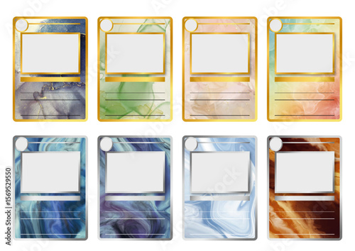 トレーディングカード風フレームデザイン
