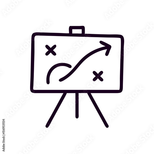 Wallpaper Mural Strategy diagram on easel depicting growth and planning concept of Back to school   Torontodigital.ca