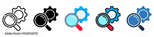 Search icon multiple style 