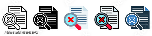 No Results icon multiple style 