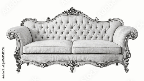  Slate Serenity Living room sofa white isolated watercolor vector illustration svg