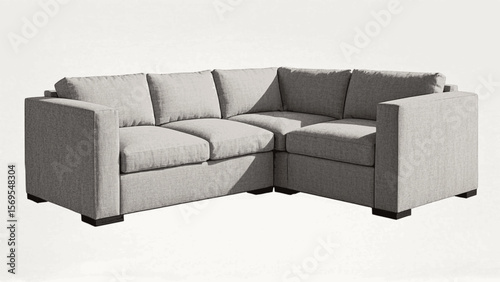 Azure Lounge Living room sofa grey isolated watercolor vector illustration svg