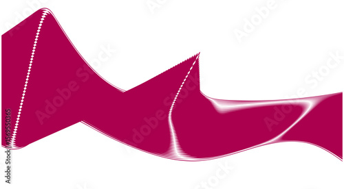 Blend Wavy Curved Maroon Color Design Abstract Background Vector Illustration