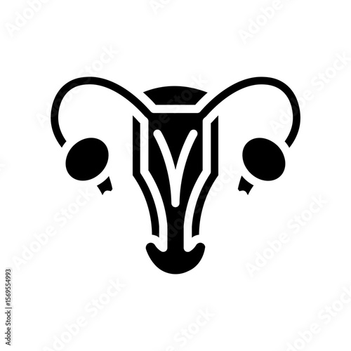 Uterus organ icon