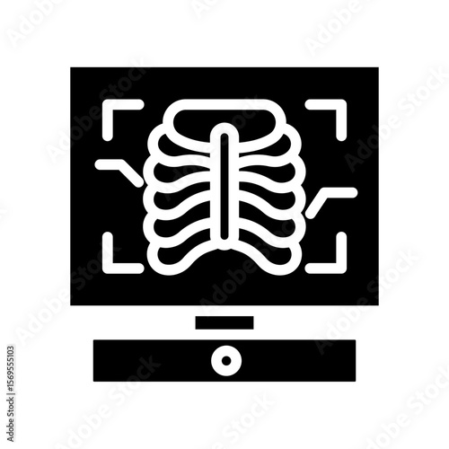 X ray monitor icon