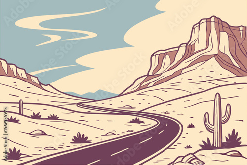 road in the mountains