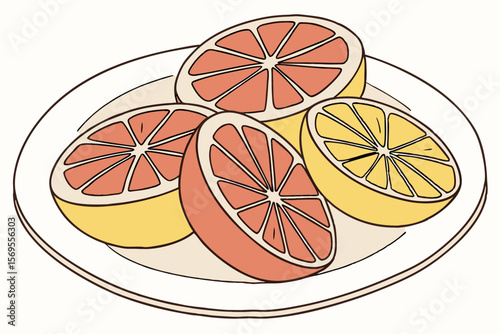 lemon and orange slices