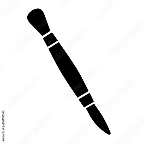 Clay sculpting tool icon representing modeling and shaping – filled