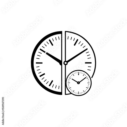  time clock  vector