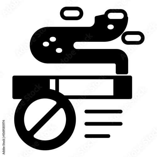 No smoking sign icon