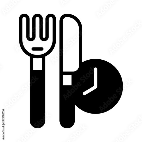 Food time management icon