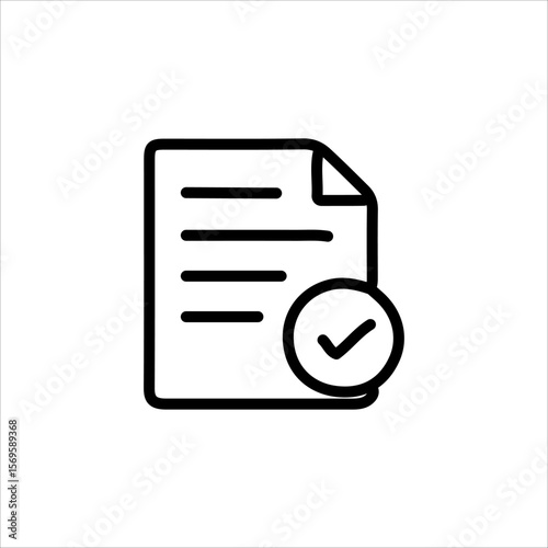 Flat Style Home Office and Online Work Symbols