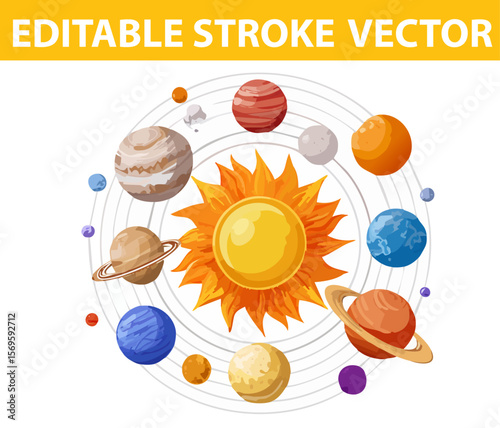 The Solar System consists of the Sun and all the objects that orbit it, including planets, dwarf planets, moons, asteroids, comets, and other space debris-v11