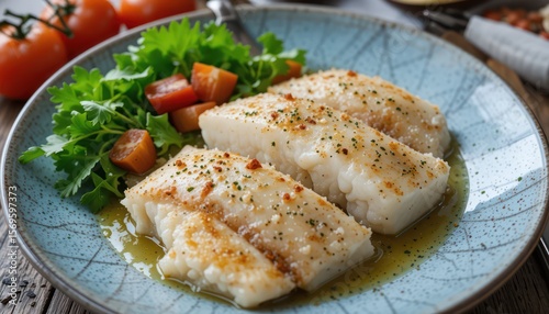 Grilled chicken breast meals with fresh vegetables and salad