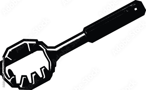 Action of Cooking, Kitchen Tool, Kitchen, Vector Illustration, Domestic, Top View, Pixels for Culinary Mastery