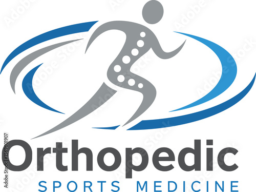 Orthopedic Logo Design Vector Template